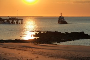 Broome Port Sunrise in Broome, Kimberleys WA